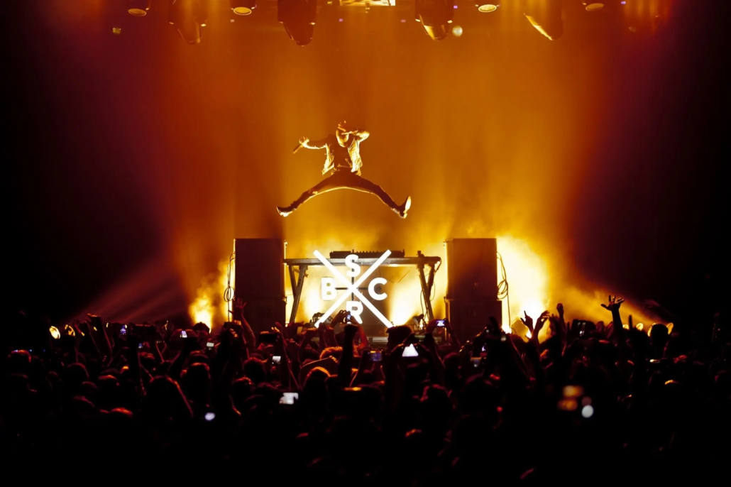 foto live dei the Bloody Beetroots realizzata a Milano dal fotografo di eventi bruno garreffa