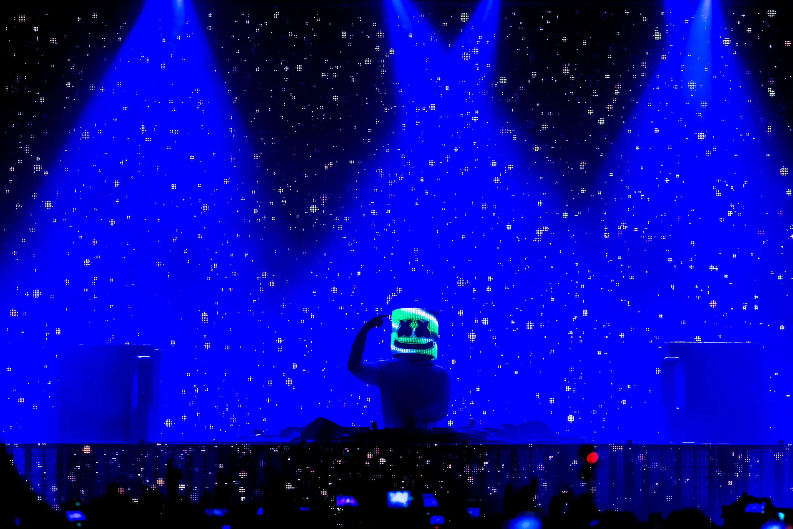 Marshmello live a Milano, scatto del fotografo eventi live bruno garreffa