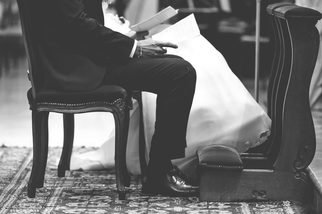 foto sposi in chiesa scattata del fotografo matrimoni bruno garreffa a milano