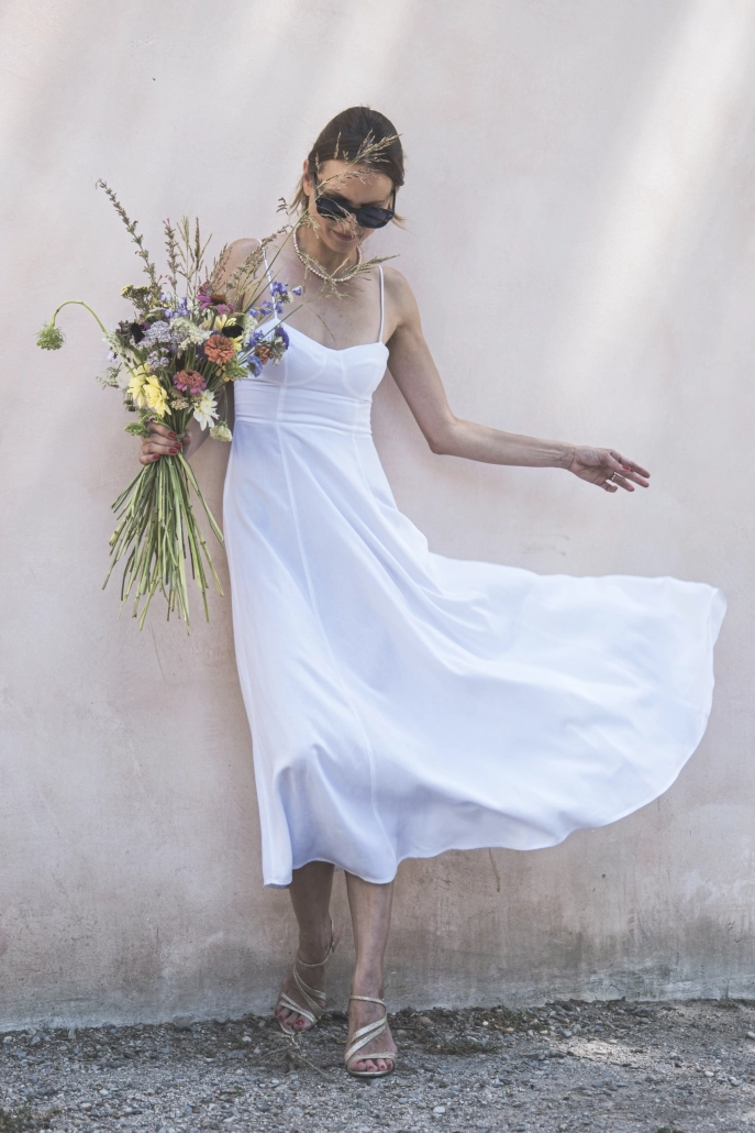 foto sposa con abito abito nuziale dopo la cerimonia, scattata dal fotografo per matrimonio bruno garreffa