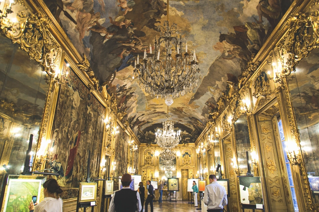 fotografia corporate del fotografo eventi milano bruno garreffa, realizzata ad un mostra d'arte presso palazzo clerici